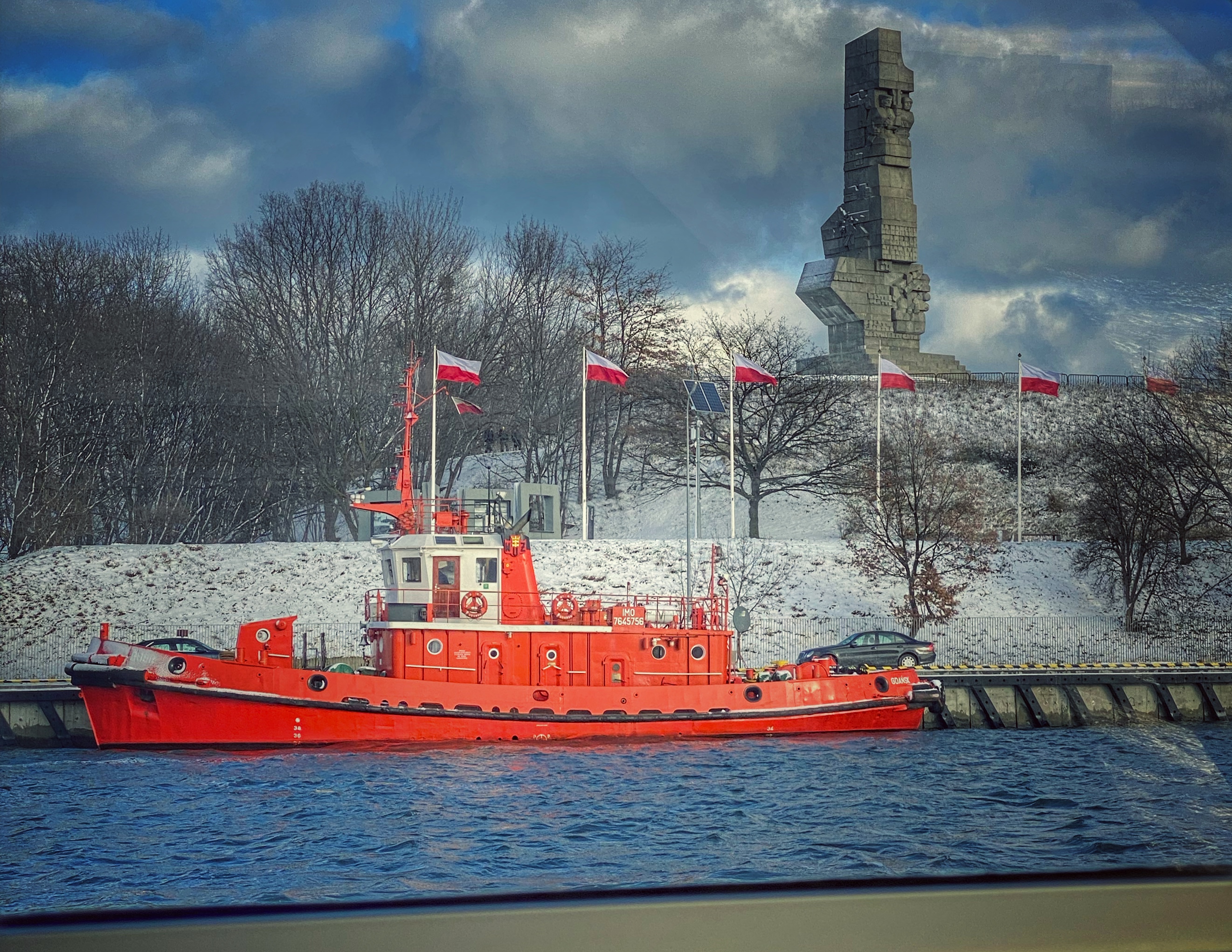 pomnik westerplatte, kuter
